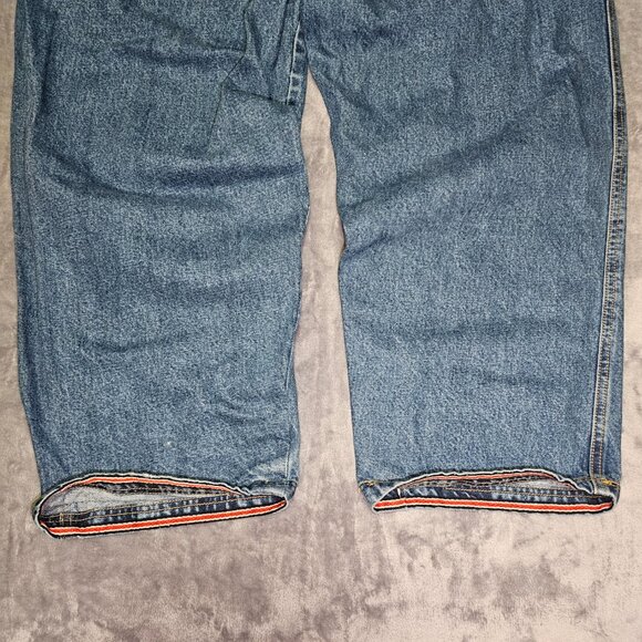 Vintage Ecko Unltd Collection18c Baggy Blue Jeans Men's 34 90ss Y2K Hip Hop Skat - Picture 4 of 16